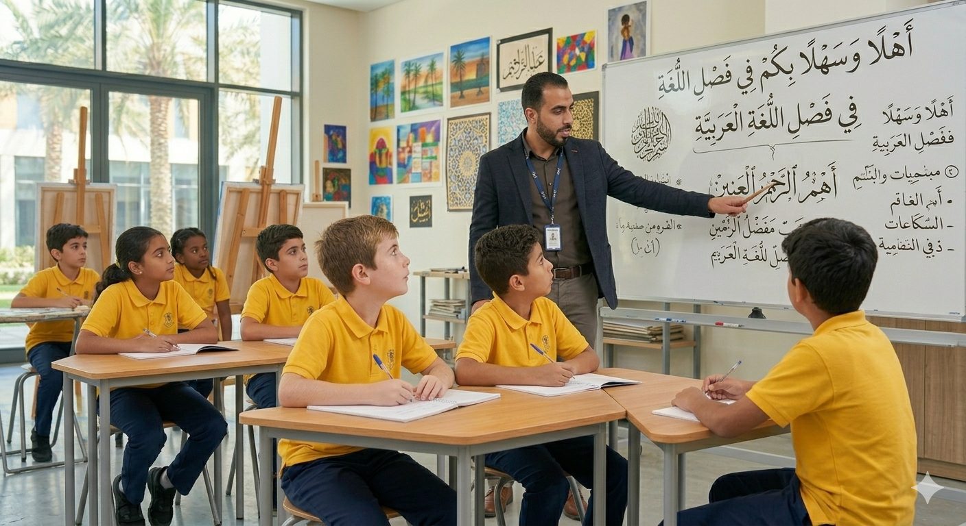 Students taking notes in class